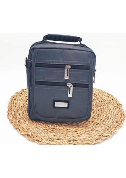 Haki renk orta boy yatay fermuarlı erkek el çantası, şık ve kullanışlı tasarım fırsatları