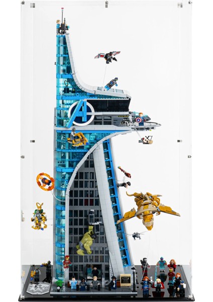 LEGO Display Case - Sergileme Vitrini Lego® Marvel: Avengers Tower (76269)PLEKSIGLASS (GÖRSELDEKİ LEGO DAHİL DEĞİLDİR)