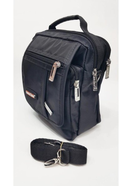 Şık ve sportif erkek el çantası, büyük boy, kullanışlı modern tasarım, siyah renk fiyatları