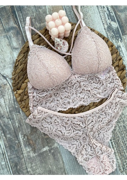 Dantel Çapraz Ip Detaylı Sexy Sütyen Takım fiyatları