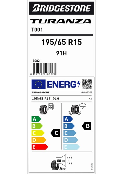195/65 R15 91H T001 Oto Yaz Lastiği (Üretim Yılı:2025) fırsatları