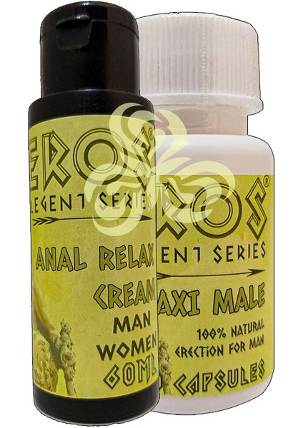 Legent Rıax Cream Arka Teskin Edici Gevşeklik Kremi 60 ml + Erkeklere 30 Lu Katılaştırıcı