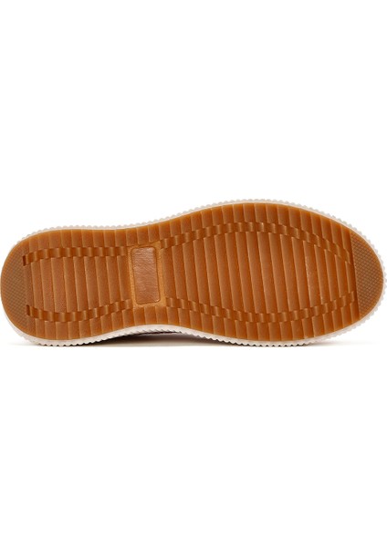 Kadın Çok Renkli Bağcıklı Kalın Tabanlı Örgülü Sneaker 25SFD43086F