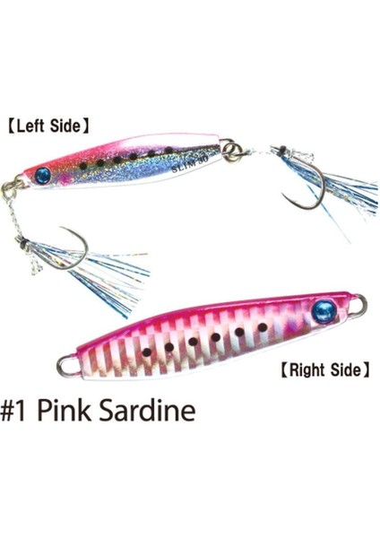 Jack Eye Shot Slim Slow Renk:01 60G Light Jig