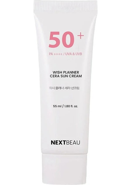 Next Beau Wish Planner Cera Sun Cream 55 ml