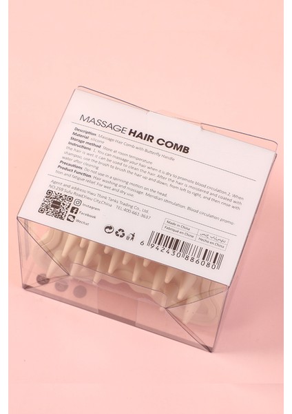 Kelebekli Saç Masaj Tarağı modelleri