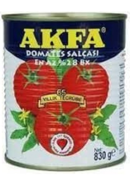 Akfa Salça 830 gr x 10 Kutu