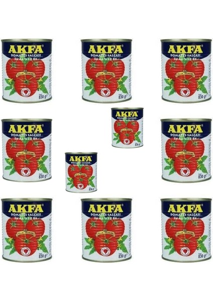 Akfa Salça 830 gr x 10 Kutu