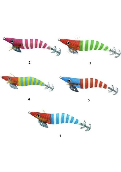 Striped Renk:2 10 cm Kalamar Zokası
