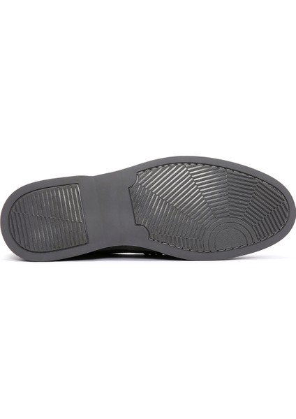 Fly Erkek Gri Süet Deri Loafer 25SFD631010