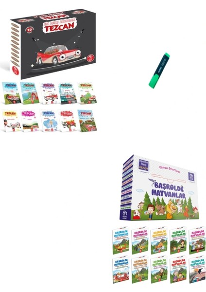 Tezcan ve Başrolde Hayvanlar Hikaye Seti (Sınıf: 2 ve 3)