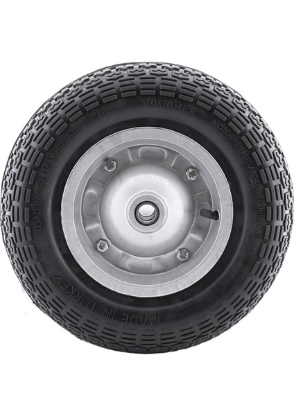 El Arabası Tekeri Yük Taşıma Siboplu Bilyeli Rulmanlı Havalı Dublex 350X70 mm Çelik Jant Tekerlek modelleri