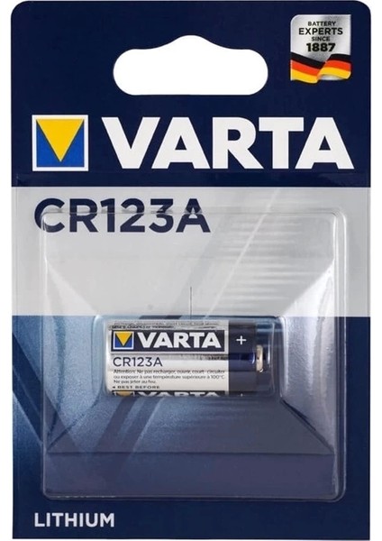 CR123A Profesyonel Lityum Pil