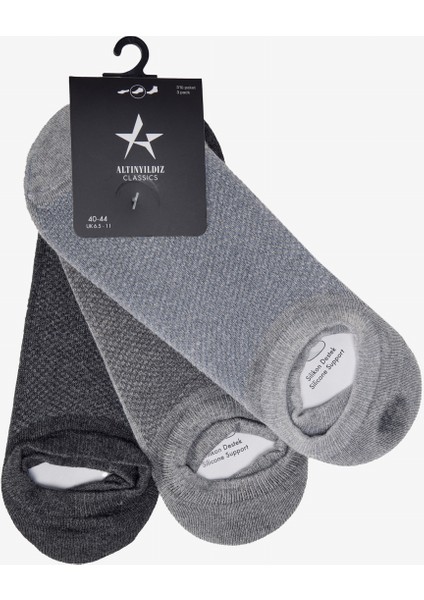 3'lü Sneaker Çorap