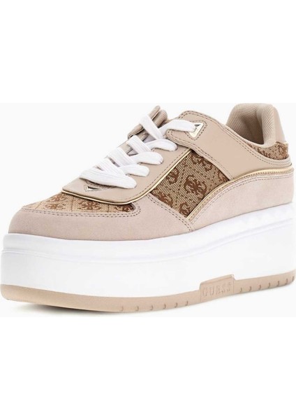 Ridgee2 Monogram Logolu Dolgu Topuklu Sneaker