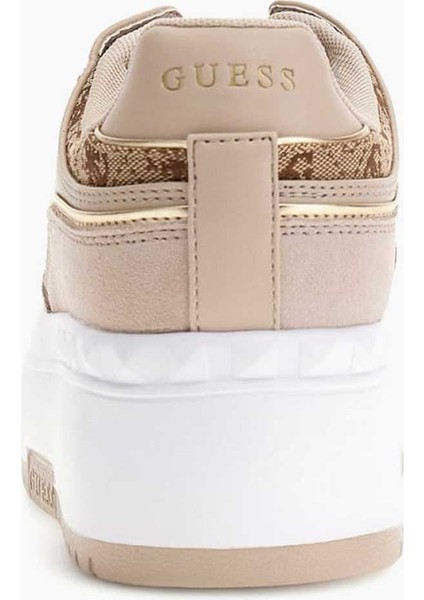 Ridgee2 Monogram Logolu Dolgu Topuklu Sneaker