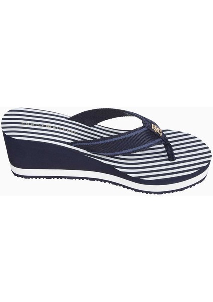 Stripes Wedge Beach Terlik