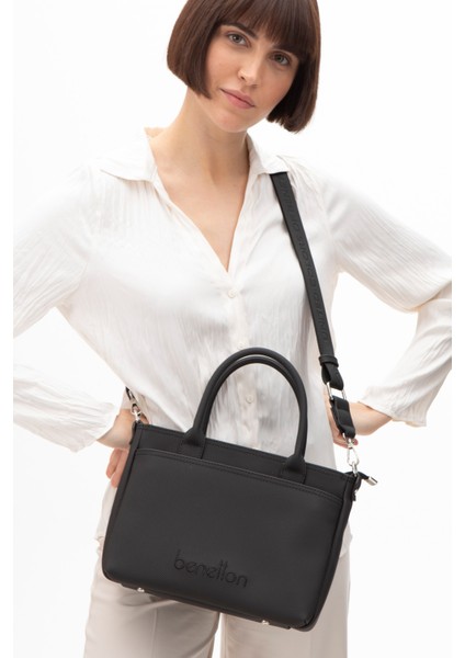 Unıted Colors Of Benetton Kadın Omuz Kol Çantası BNT 1614 - Siyah