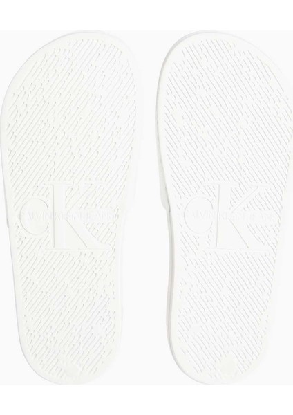 Slide Monogram Flip Flops Terlik