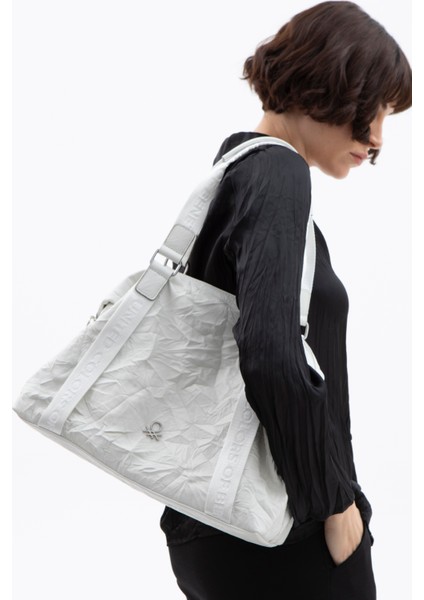 Kadın Kol Çantası BNT 1470 - Beyaz