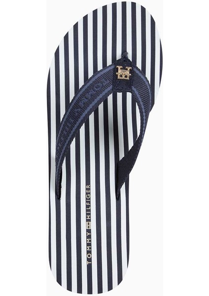 Stripes Wedge Beach Terlik