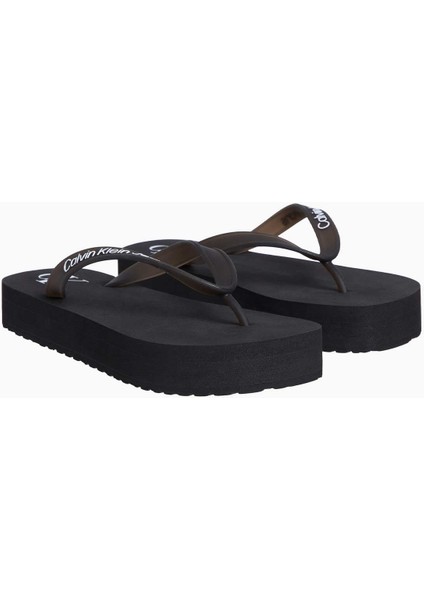 Beach Flatform Flip Flops Terlik