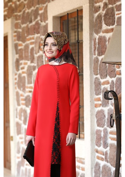 Sahra Ikili Takım Kırmızı FVM212