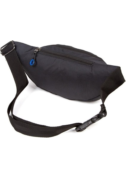 Su geçirmez, hafif ve çok fonksiyonlu çapraz askılı omuz-bel çantası Siyah indirimleri