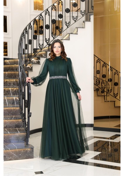 Alya Abiye Zümrüt FVM206