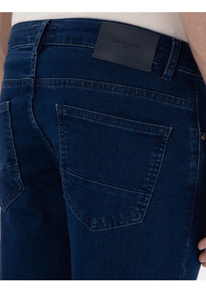 Erkek Lacivert Slim Fit Jean Pantolon 50302640-VR033
