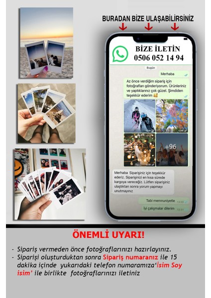 Fotoğraf Baskısı 50 Adet Polokart 6x9