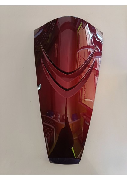 Üç Tekerlekli Elektrikli Tüm Motosikletlere Uyumlu Ön Panel Üst Üçgen Kırmızı