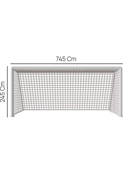 FKF745 245X745 cm Futbol Kale Filesi