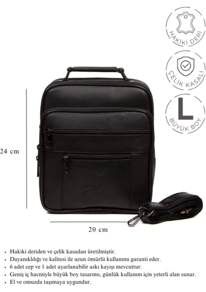 Şık ve kullanışlı büyük deri çanta, 20x24cm, siyah renk, zarif tasarım modelleri