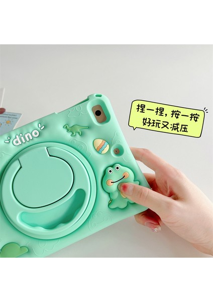 Apple iPad 11.Nesil A16 11inç/10.Nesil 10.9inç Kılıf Cute Dolls Standlı Eğlenceli 3D Karekterli Çocuk Kılıfı indirimleri