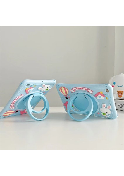 Apple iPad 11.Nesil A16 11inç/10.Nesil 10.9inç Kılıf Cute Dolls Standlı Eğlenceli 3D Karekterli Çocuk Kılıfı fiyatları