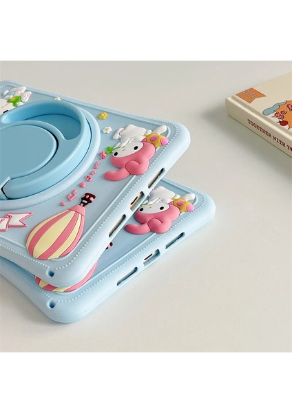 Apple iPad 11.Nesil A16 11inç/10.Nesil 10.9inç Kılıf Cute Dolls Standlı Eğlenceli 3D Karekterli Çocuk Kılıfı indirimleri