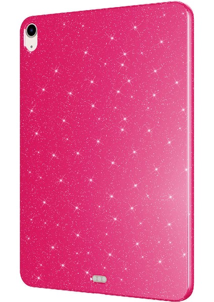 Apple iPad Air 11inç 2024 Air 4/5/6.Nesil 10.9 Tablet Kılıfı Işıltılı Parlak Görünüm Koton Case (10.Nesil Değildir)