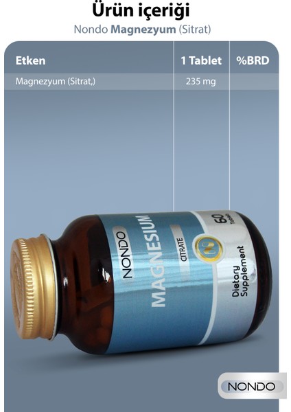Magnezyum Glukozamin Tip 2 Kolajen