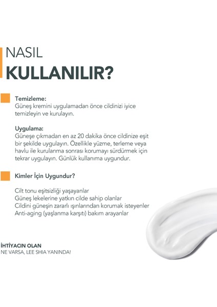 Güneş Kremi 50 ml SPF 50+ Tüm Cilt Tipleri için Geniş Spektrum Koruma indirimleri