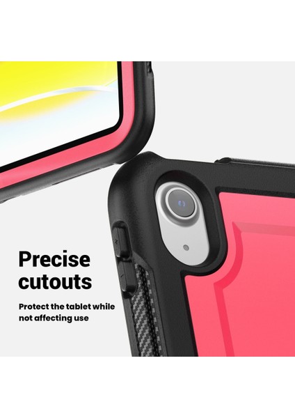 Apple iPad 11.Nesil A16 11inç/10.Nesil 10.9inç Kılıf Handle Ring Yüzüklü Amour Tank Case Fuji