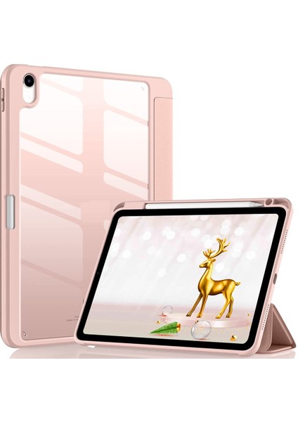 Apple iPad 11.Nesil A16 11inç/10.Nesil 10.9inç Kılıf Grafiti Şeffaf Kalem Bölmeli