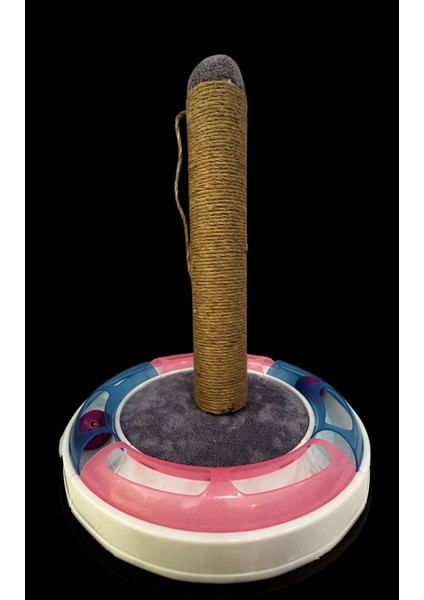 Tünel Top Oyuncaklı Kedi Tırmalaması 45 cm