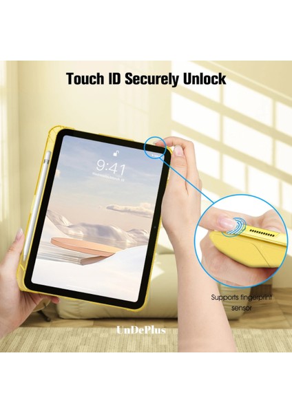 Apple iPad 11.Nesil A16 11inç/10.Nesil 10.9inç Kılıf Flip Cover Kalem Bölmeli PC Case