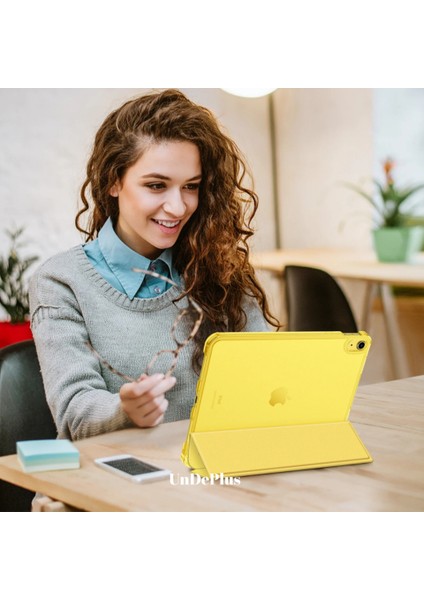 Apple iPad 11.Nesil A16 11inç/10.Nesil 10.9inç Kılıf Flip Cover Kalem Bölmeli PC Case