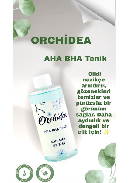 AHA BHA Cilt Bakım Toniği 200ml – Canlandırıcı ve Arındırıcı Etki