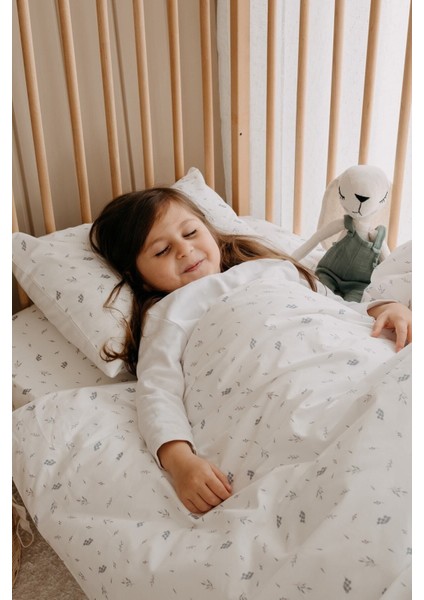 Bebek Boy Lastikli Çarşaf Seti | Eucalyptus