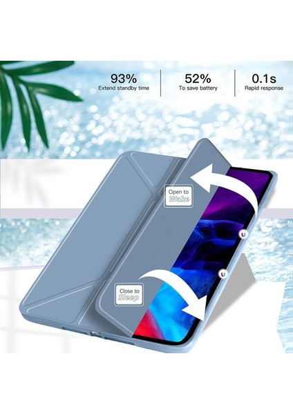 Apple iPad 11.Nesil A16 11inç/10.Nesil 10.9inç Kılıf Kalem Bölmeli Trifolding Case fırsatları