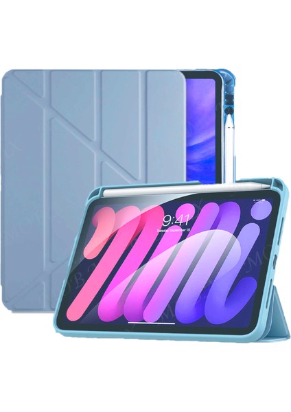 Apple iPad 11.Nesil A16 11inç/10.Nesil 10.9inç Kılıf Kalem Bölmeli Trifolding Case