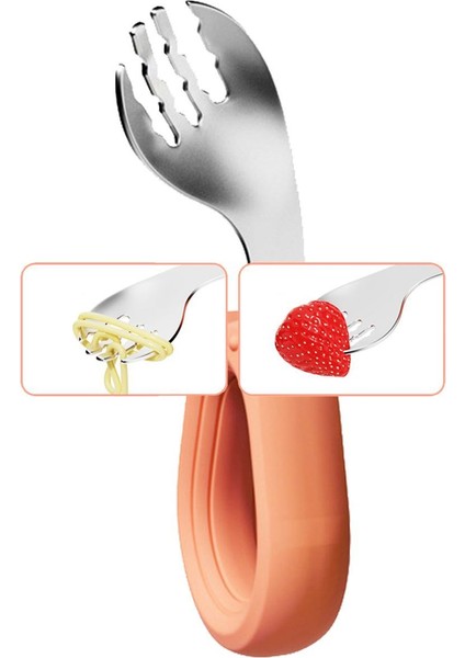 304 Paslanmaz Çelik Bebek Çocuk Kaşık ve Çatal Set CIN769 fiyatları